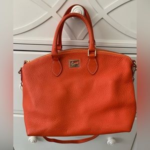 Dooney & Burke Orange Leather Handbag